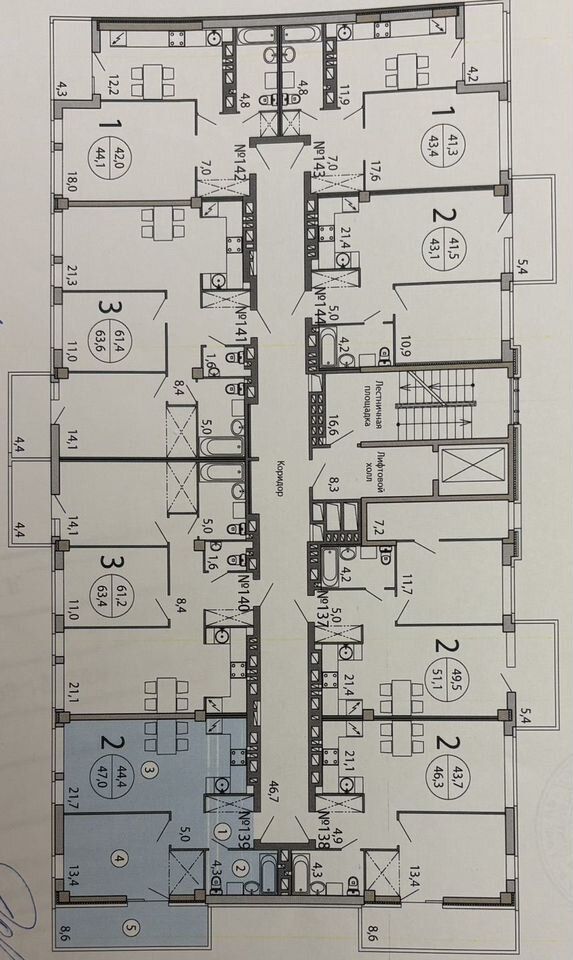 Квартира 2 комн., 53 м², этаж 8 — Ростов-на-Дону — фото 8